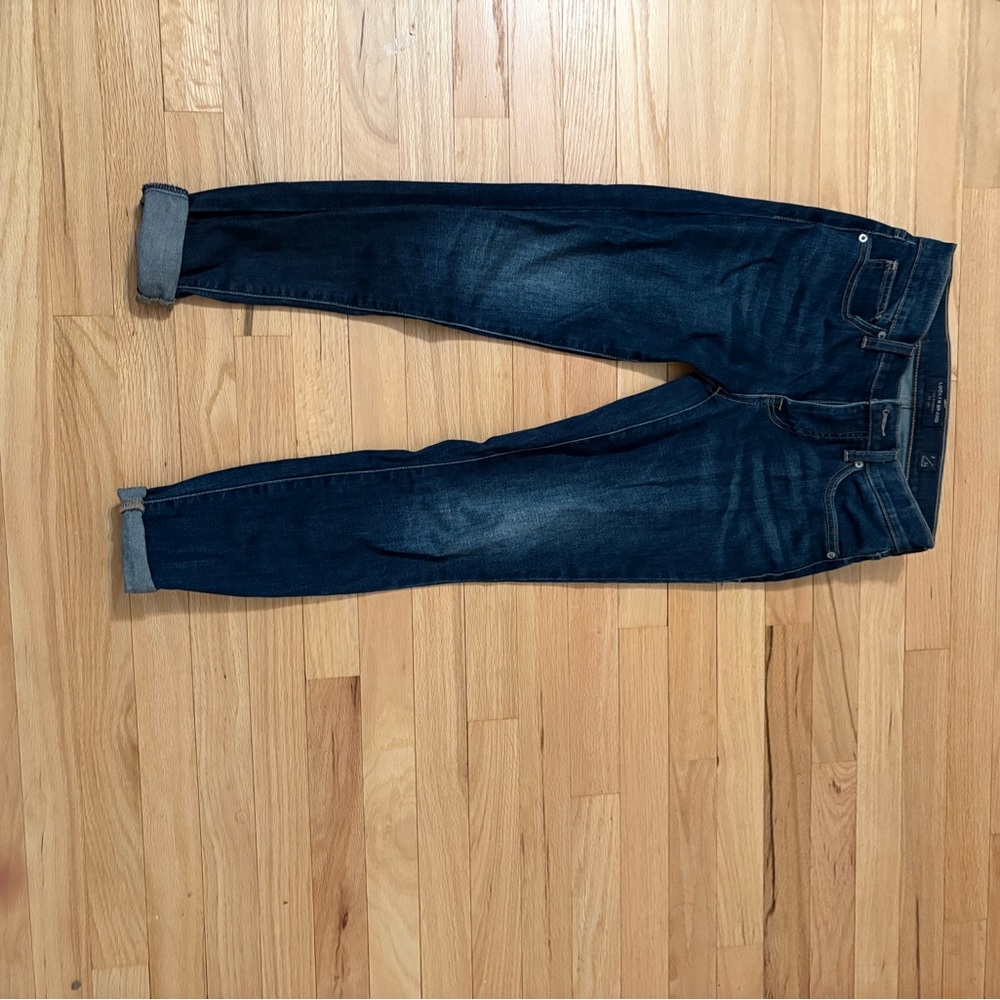 Lucky Brand Women's Dark Blue Ankle Jeans
